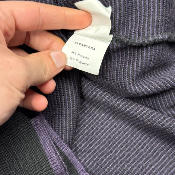 Vintage Serica Merino Wool Knit Sweater 1/4 Zip Made in Italy Purple XL - Picture 9 of 9